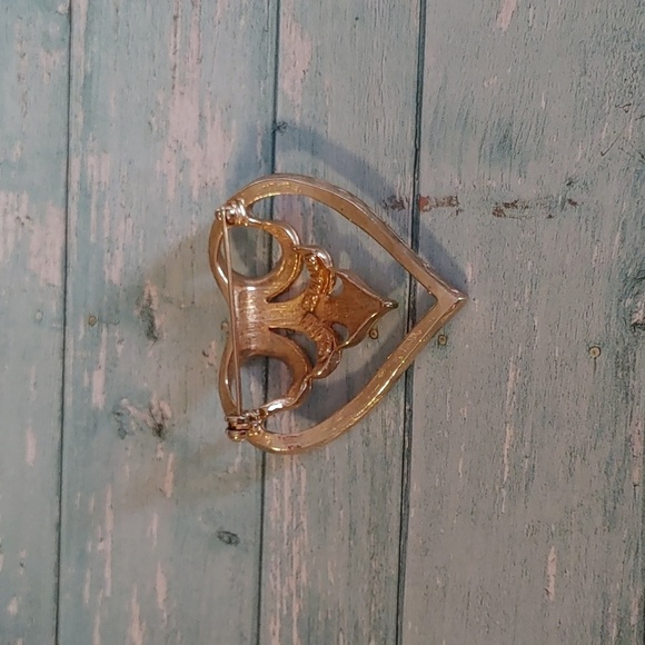 💚Vintage Gold Tone Signed Sarah Coventry Canada Brooch - Picture 7 of 8